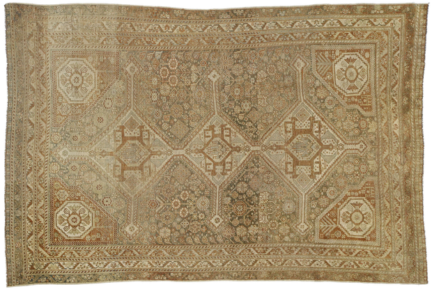 5 x 8 Antique Shiraz Rug 52434