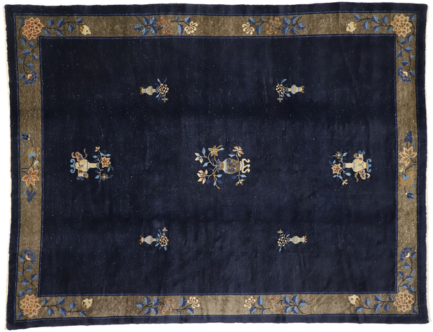 9 x 12 Antique Chinese Peking Rug 77238