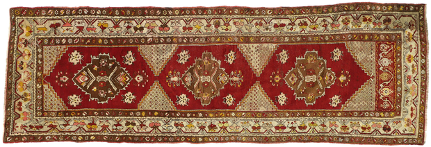 4 x 10 Antique Oushak Rug 77284