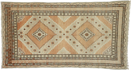 5 x 10 Vintage Turkestan Khotan Rug 77310