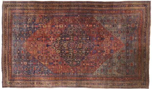 15 x 25 Antique Bijar Rug 77327