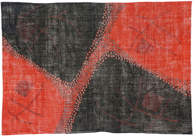 7 x 10 Zeki Muren Vintage Turkish Sivas Rug 52649