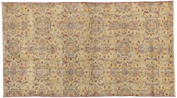 4 x 7 Vintage Turkish Sivas Rug 52590