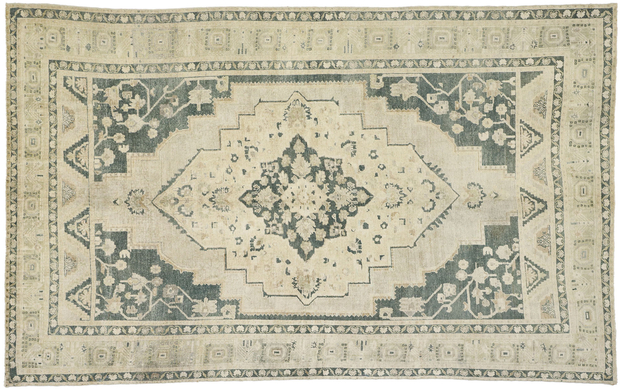 6 x 10 Vintage Oushak Rug 52673