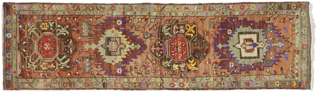 3 x 10 Vintage Oushak Rug 52717