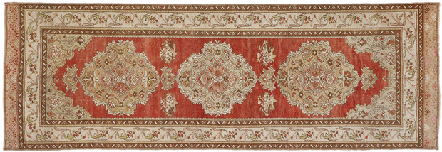 4 x 11 Vintage Oushak Rug 52743