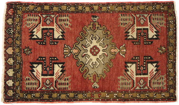 2 x 3 Vintage Oushak Rug 50939