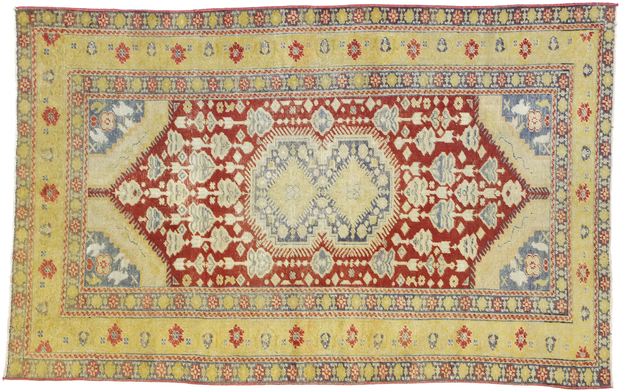 4 x 6 Vintage Oushak Rug 52778