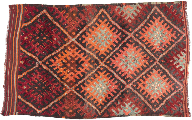 7 x 11 Vintage Beni MGuild Moroccan Rug 20932