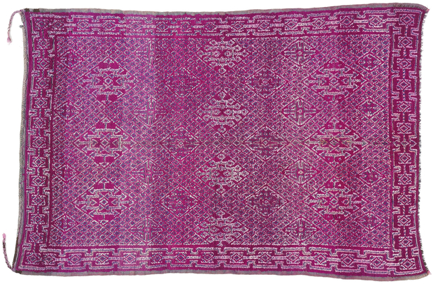 6 x 9 Vintage Purple Beni MGuild Moroccan Rug 20959