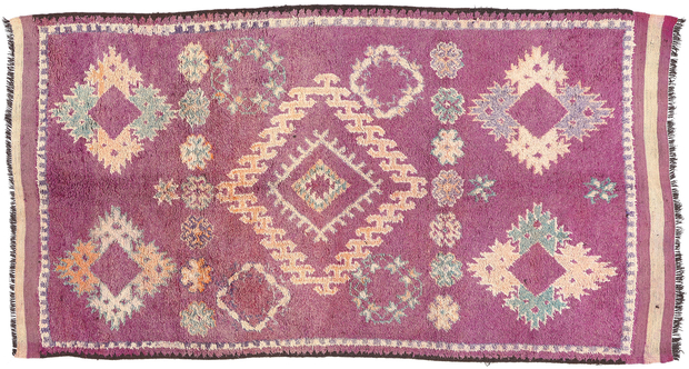 6 x 11 Vintage Purple Talsint Moroccan Rug 20983