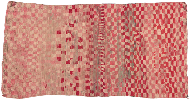 5 x 9 Pink and Red Moroccan Rug 20997