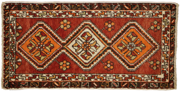 2 x 3 Vintage Turkish Yastik Rug 50951