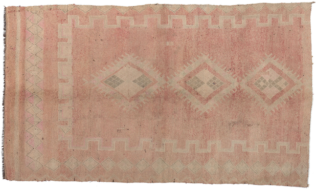 5 x 9 Vintage Pink Boujad Moroccan Rug 20954