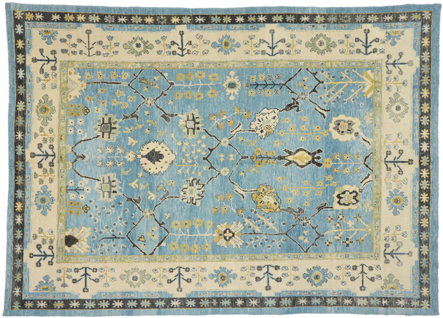 10 x 14 Colorful Oushak Rug 52785