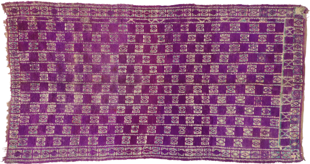 6 x 12 Vintage Purple Talsint Moroccan Rug 20905