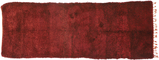 4 x 10 Vintage Red Beni Mrirt Moroccan Rug 20914