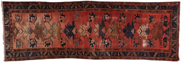 3 x 10 Antique Hamadan Rug 77409