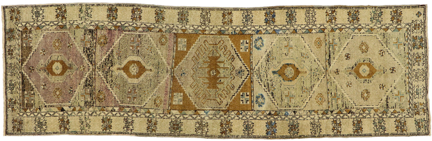 4 x 12 Vintage Oushak Rug 52852