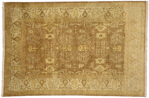 6 x 9 Traditional Indian Rug 77422