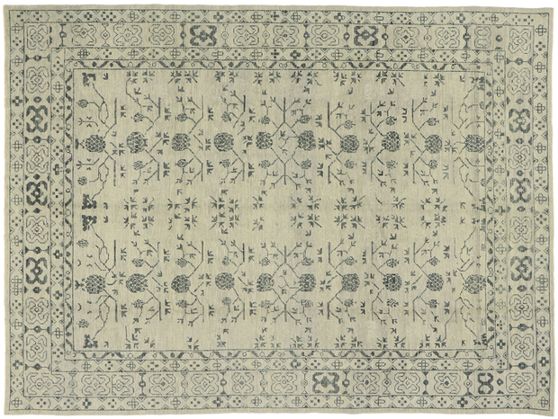 9 x 13 Contemporary Turkish Oushak Rug 52914