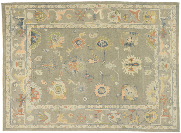 9 x 12 Turkish Oushak Rug 52918