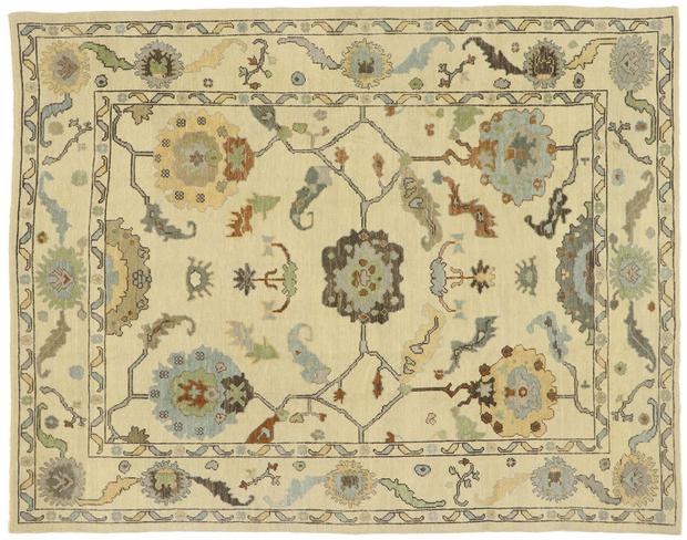 9 x 11 Turkish Oushak Rug 52919