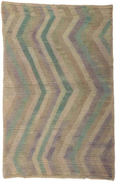 3 x 5 Vintage Pastel Turkish Tulu Rug 50992