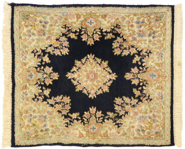 3 x 4 Antique Persian Kerman Rug 77462