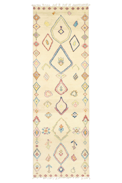 4 x 12 Colorful Moroccan Rug Runner 80620
