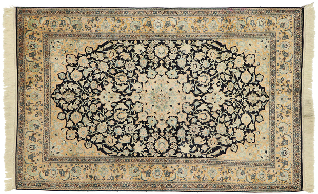 4 x 6 Vintage Qum Rug 77505