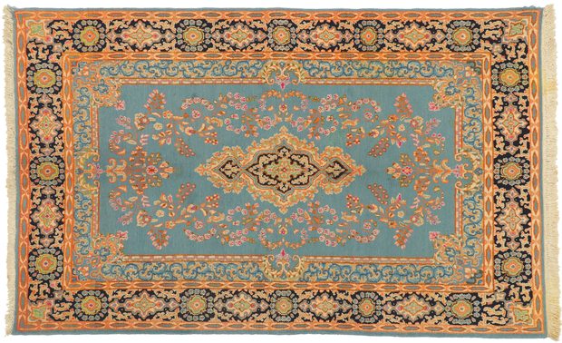 5 x 8 Vintage Persian Kerman Rug 77514