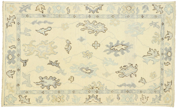 3 x 5 Modern Oushak Rug 80592