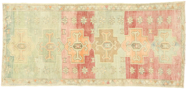 3 x 6 Vintage Oushak Rug 53030