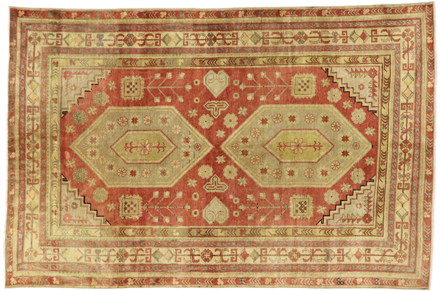 5 x 8 Vintage Oushak Rug 53044