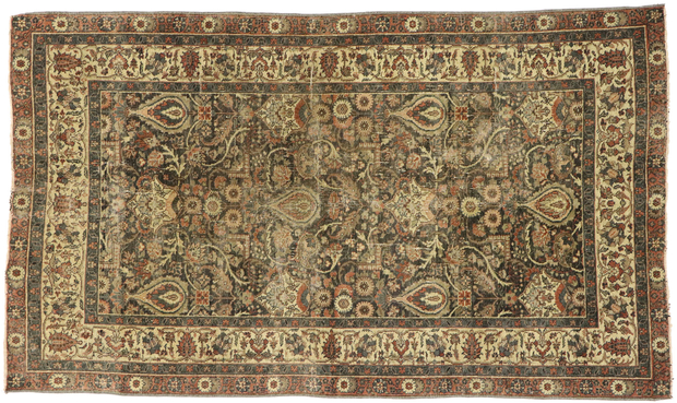 4 x 6 Antique Turkish Sivas Rug 53065