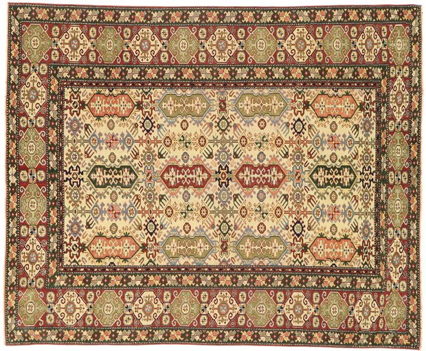 6 x 7 Vintage Turkish Oushak Rug 53070