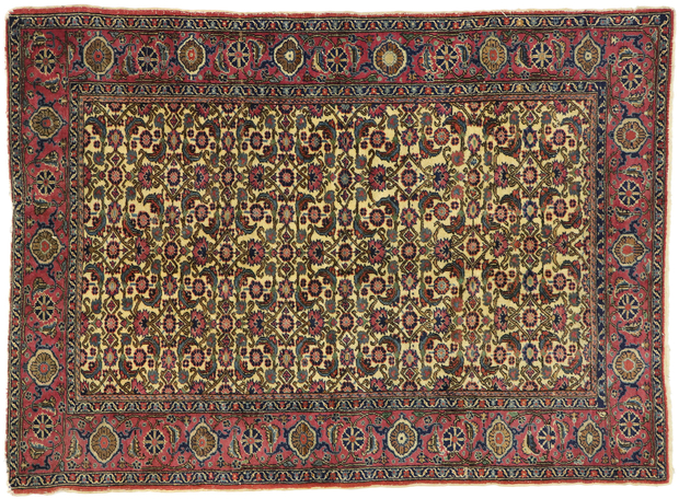 4 x 6 Vintage Turkish Sivas Rug 53068