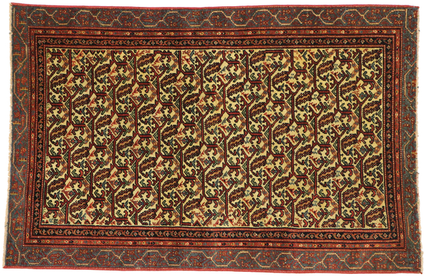 3 x 6 Vintage Persian Malayer Rug 53145