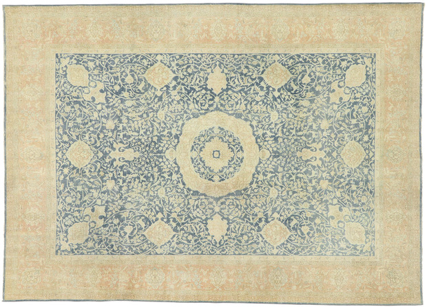 8 x 11 Antique Persian Tabriz Rug 53175
