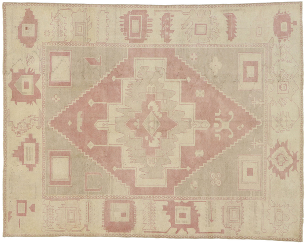 7 x 9 Turkish Oushak Rug 53229