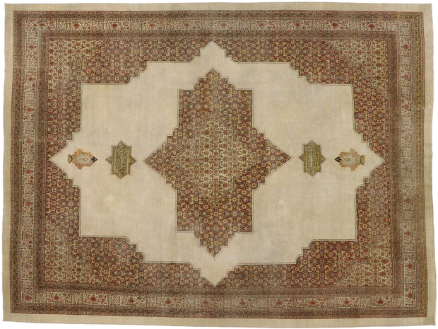 11 x 14 Antique Persian Tabriz 53250