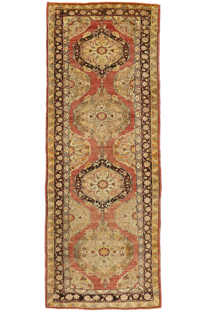 4 x 11 Vintage Turkish Oushak Rug 51056