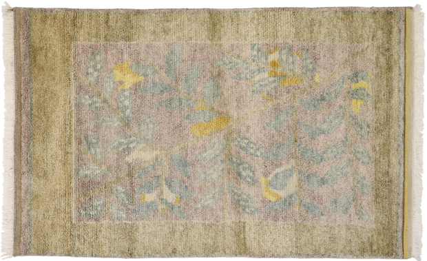 4 x 7 Organic Modern Biophilic Moroccan Rug 30599