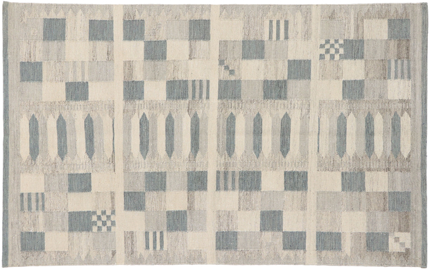 5 x 8  Scandinavian Modern Swedish Inspired Kilim Rug 30595