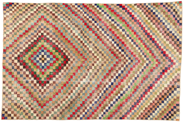 5 x 8 Zeki Muren Vintage Turkish Sivas Rug 53308
