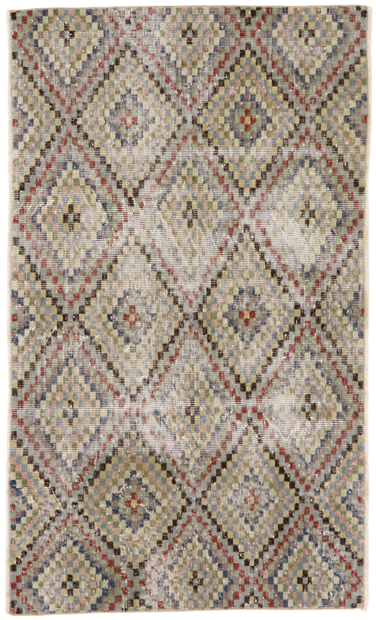 4 x 6 Vintage Turkish Sivas Rug 53341