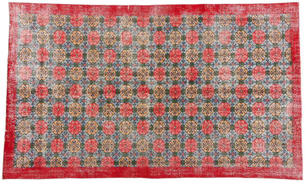 5 x 9 Zeki Muren Distressed Vintage Turkish Sivas Rug 53375