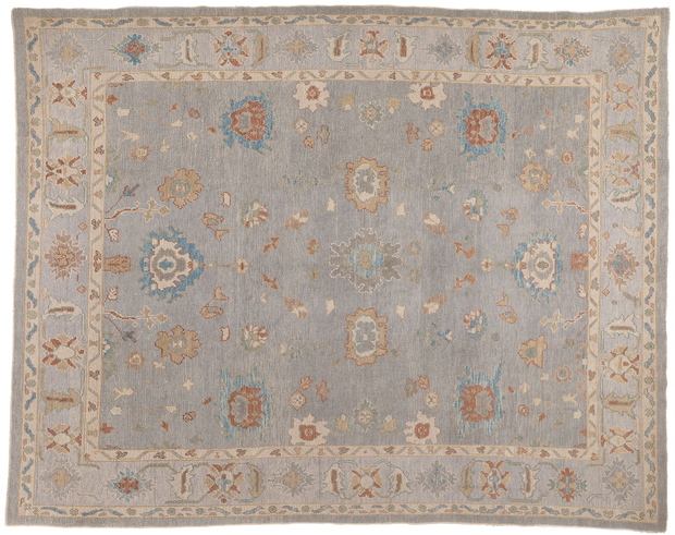 9 x 12 Modern Oushak Turkish Rug 53431