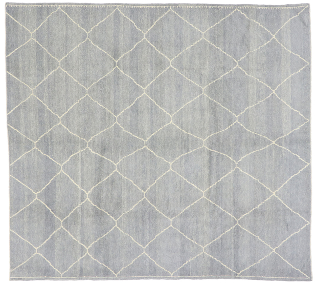 8 x 9 Turkish Gray Moroccan Rug 53439